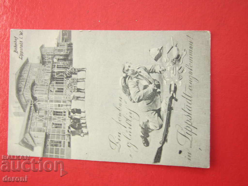 Old photo soldier Poist Card 1917 Original - 5 Old photo soldier Poist Card 1917 Original - 5