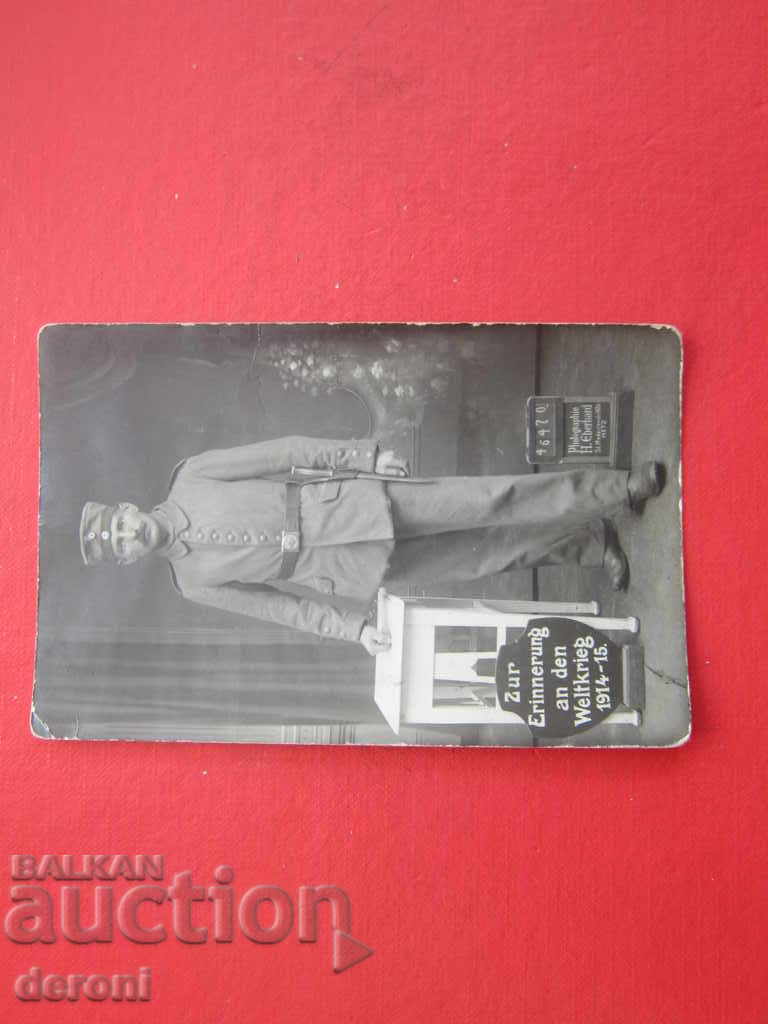 Delivery of Old photo soldier Poist Card 1917 Original 2 Delivery of Old photo soldier Poist Card 1917 Original 2