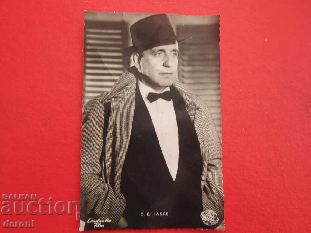 Δημοπρασία Παλιά φωτογραφική κάρτα ηθοποιός καλλιτέχνης Original