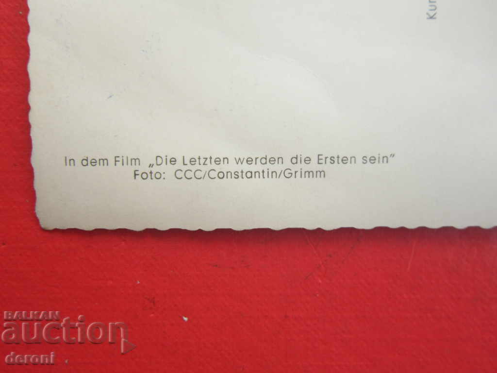 Παλιά φωτογραφική κάρτα ηθοποιός καλλιτέχνης Original - 5