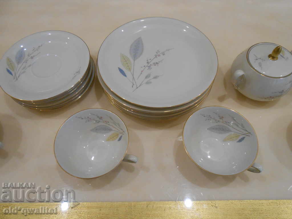 Porcelain tea / coffee set, for 6 people, Germany with price 497.00 BGN | € 254.11 Porcelain tea / coffee set, for 6 people, Germany with price 497.00 BGN | € 254.11