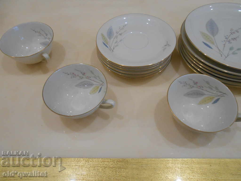 Auction Porcelain tea / coffee set, for 6 people, Germany Auction Porcelain tea / coffee set, for 6 people, Germany