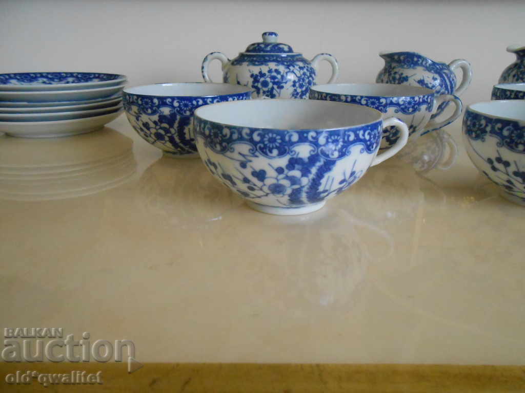 Porcelain tea / coffee set for 6 people, Japan with price 597.00 BGN | € 305.24 Porcelain tea / coffee set for 6 people, Japan with price 597.00 BGN | € 305.24