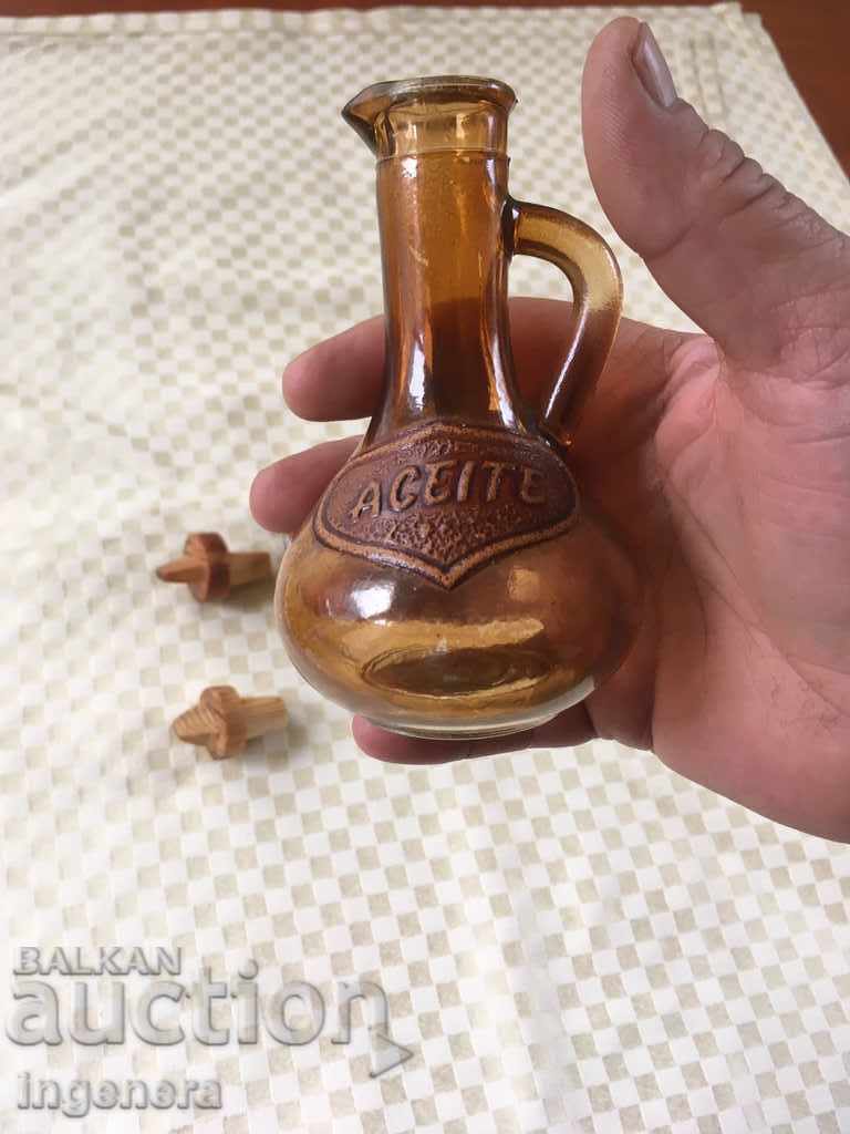 BOTTLE BOWL GLASS FOR VINEGAR AND OIL-2 PCS OLIVERNIK VINEGAR - 6 BOTTLE BOWL GLASS FOR VINEGAR AND OIL-2 PCS OLIVERNIK VINEGAR - 6