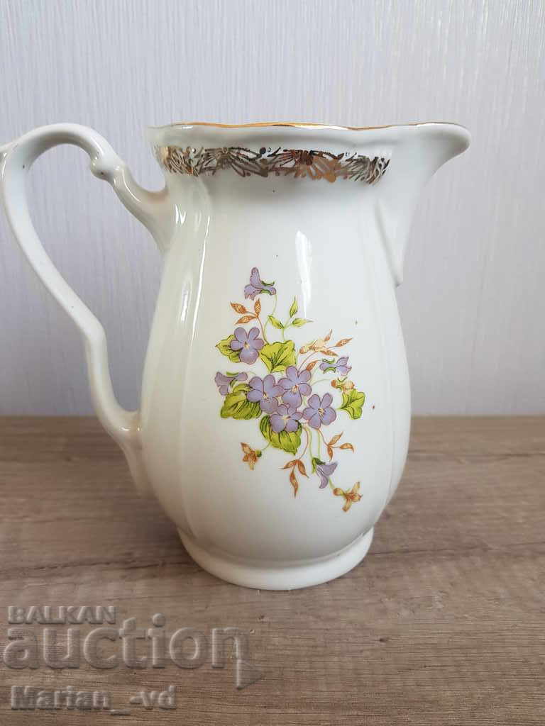 Bulgarian porcelain jug baroque - 5
