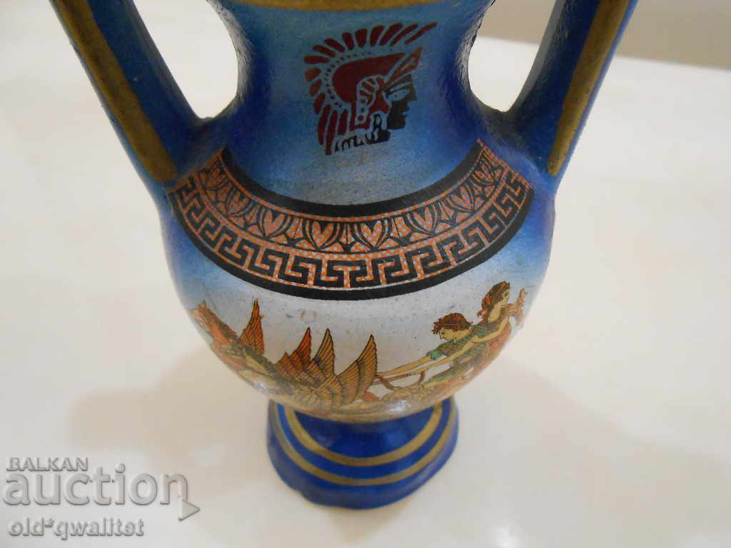 VASE, height approx. 18 cm, magnificent Greece - 5 VASE, height approx. 18 cm, magnificent Greece - 5