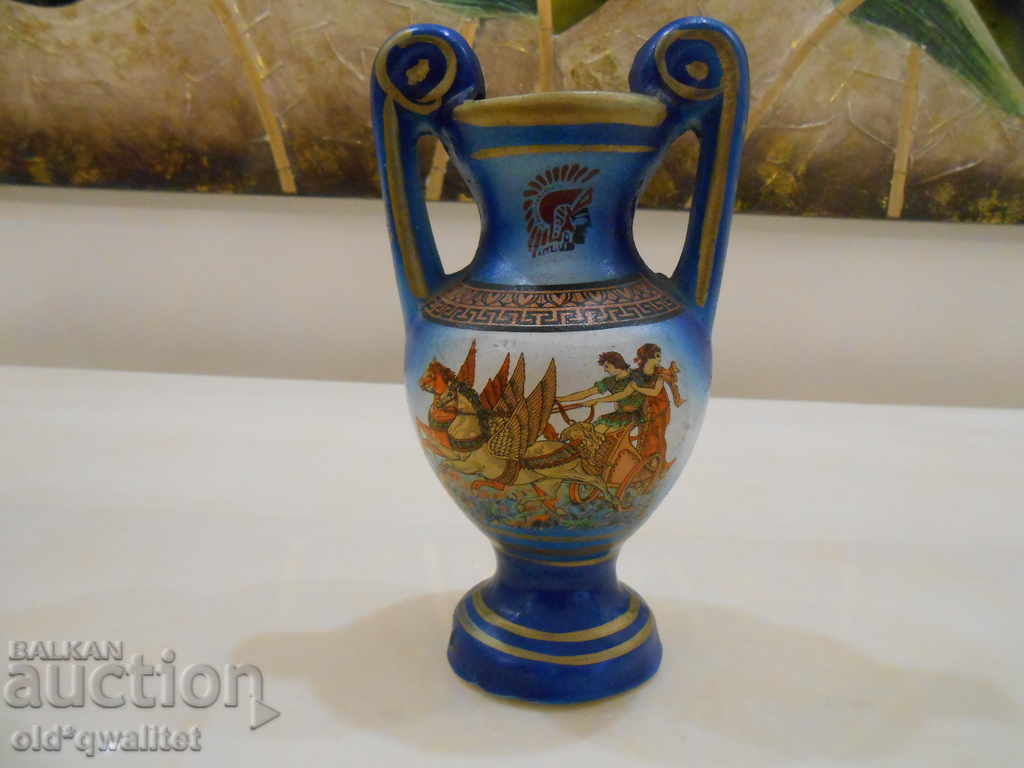 VASE, height approx. 18 cm, magnificent Greece - 7 VASE, height approx. 18 cm, magnificent Greece - 7