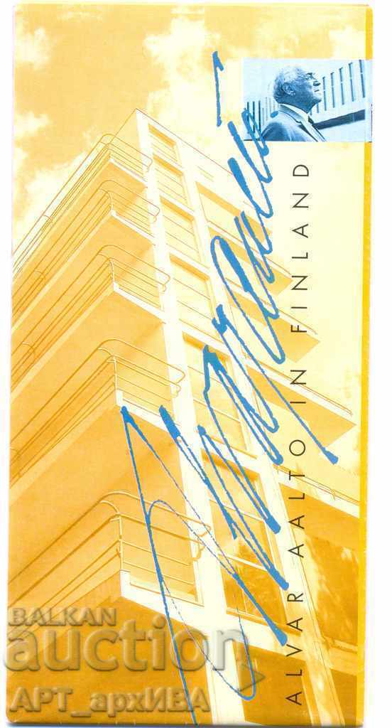 Harta FINLANDEI. Clădiri ale arhitectului ALVAR AALTO. cu preț 12.50 BGN | € 6.39