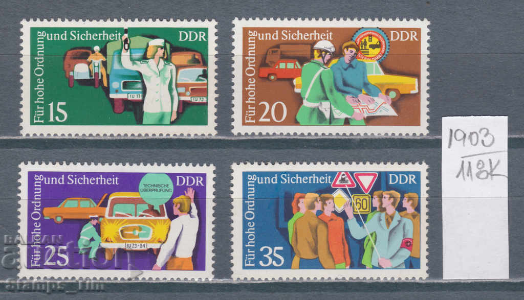 Auction 118K1903 / Germany GDR 1975 Traffic safety (**) Auction 118K1903 / Germany GDR 1975 Traffic safety (**)