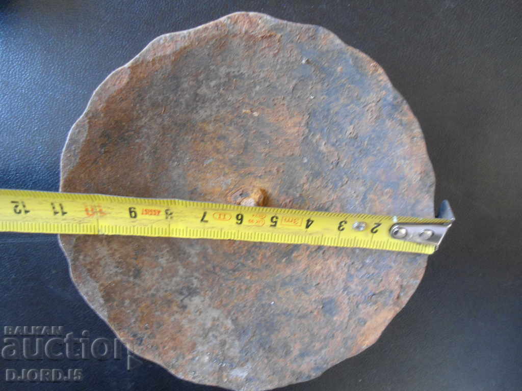 An old forged candlestick with price 6.00 BGN | € 3.07