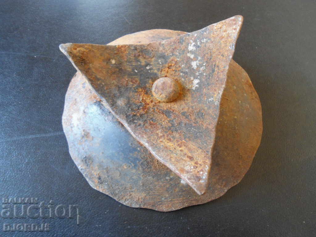 Delivery of An old forged candlestick