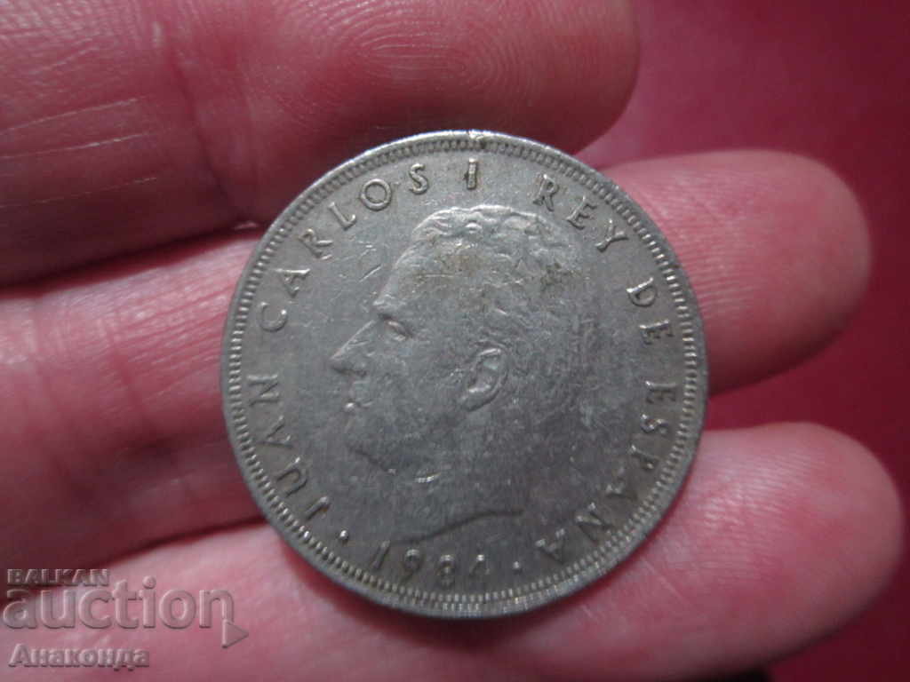 1984 25 pesetas Juan Carlos - litera M -