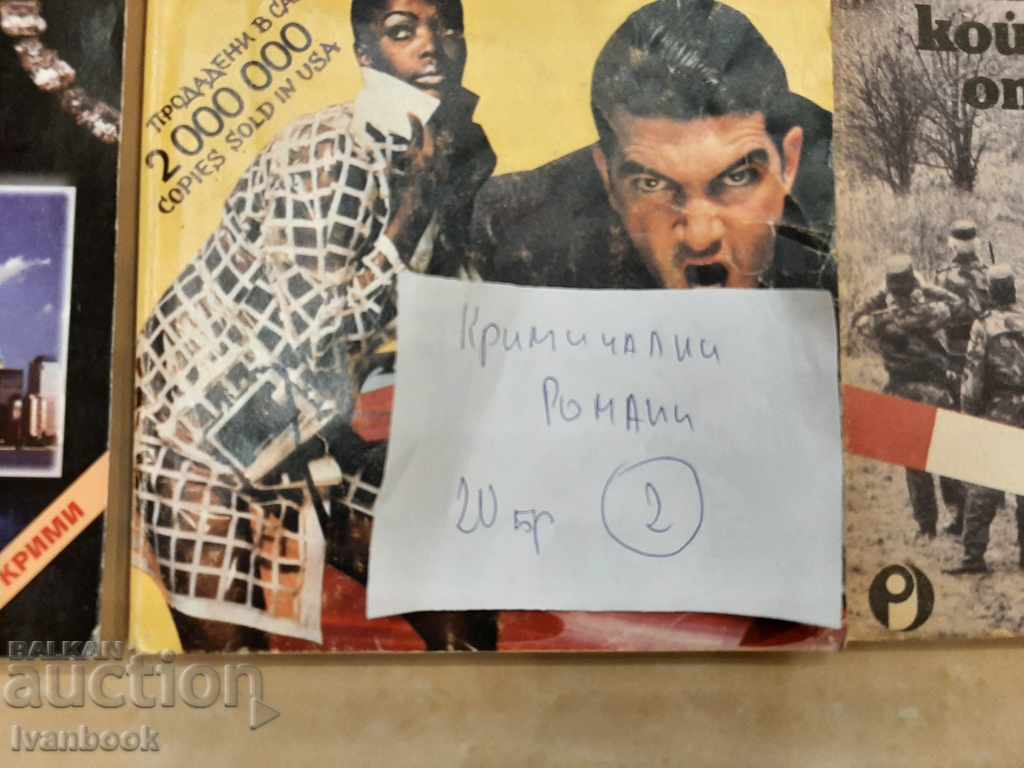 Delivery of Crime novels lot 20 pcs. 02 Delivery of Crime novels lot 20 pcs. 02