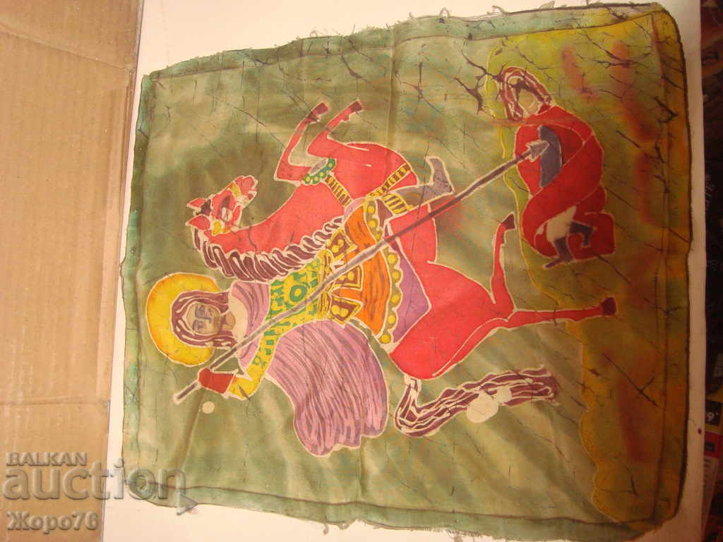 ΕΙΚΟΝΑ ΑΓΙΟΥ ΔΗΜΗΤΑΡ - ΜΠΑΤΙΚ ΧΕΙΡΟΖΩΓΡΑΦΗΜΕΝΗ ΜΕΤΑΞΩΤΟ ΜΠΑΤΙΚ - 6 ΕΙΚΟΝΑ ΑΓΙΟΥ ΔΗΜΗΤΑΡ - ΜΠΑΤΙΚ ΧΕΙΡΟΖΩΓΡΑΦΗΜΕΝΗ ΜΕΤΑΞΩΤΟ ΜΠΑΤΙΚ - 6