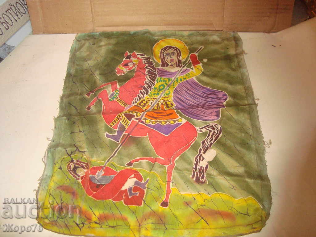 ΕΙΚΟΝΑ ΑΓΙΟΥ ΔΗΜΗΤΑΡ - ΜΠΑΤΙΚ ΧΕΙΡΟΖΩΓΡΑΦΗΜΕΝΗ ΜΕΤΑΞΩΤΟ ΜΠΑΤΙΚ ΕΙΚΟΝΑ ΑΓΙΟΥ ΔΗΜΗΤΑΡ - ΜΠΑΤΙΚ ΧΕΙΡΟΖΩΓΡΑΦΗΜΕΝΗ ΜΕΤΑΞΩΤΟ ΜΠΑΤΙΚ