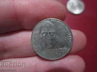 2010 год САЩ - 5 цента буква - D