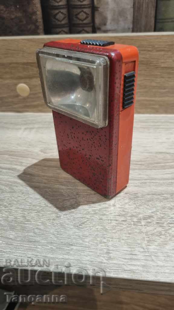 An old metal torch