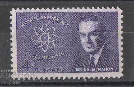 1962. USA. Senator Brian McMahon.