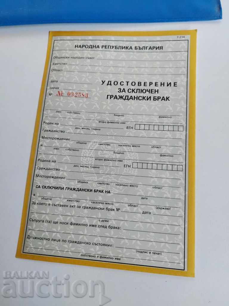 SOC CERTIFICAT DE CĂSĂTORIE CIVILĂ + CARTE DE BIOGRAFIE NEPOLZ - 5