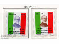 1971 Italia. '25 prin proclamarea Republicii.