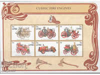 1996. Гамбия. Класически пожарни коли. Блок.