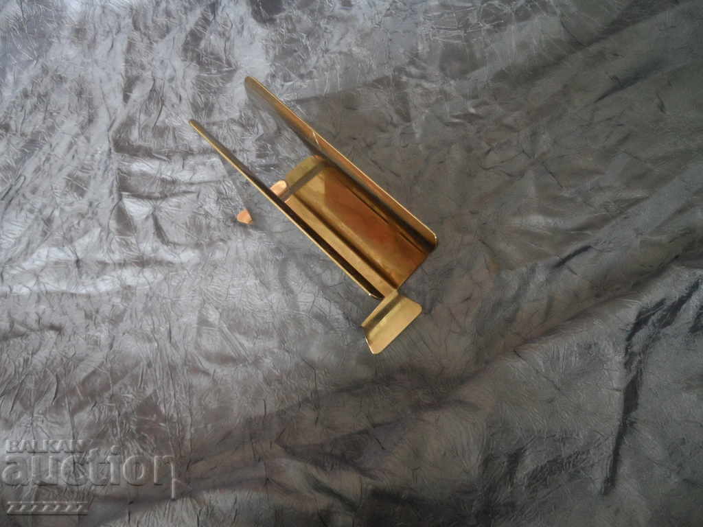 Auction Soc. metal napkin Auction Soc. metal napkin