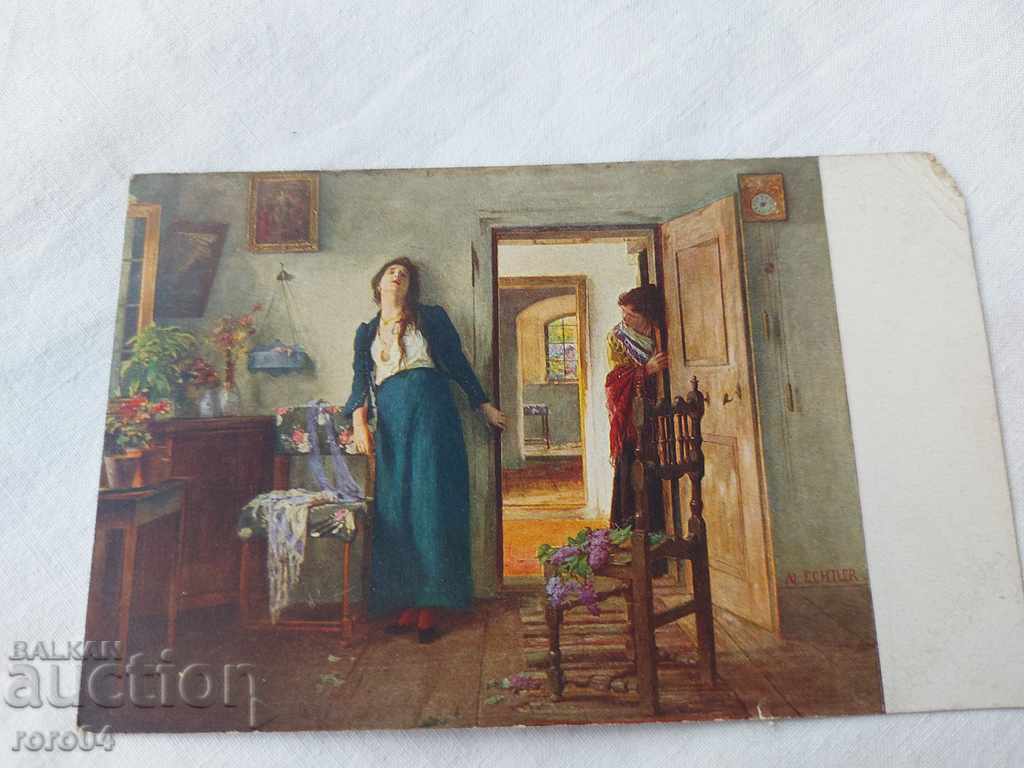 Delivery of POSTCARD - WWI / WWII Delivery of POSTCARD - WWI / WWII