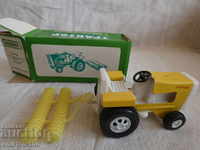 Tractor with attached equipment Micro 67 Razgrad harrow in a box