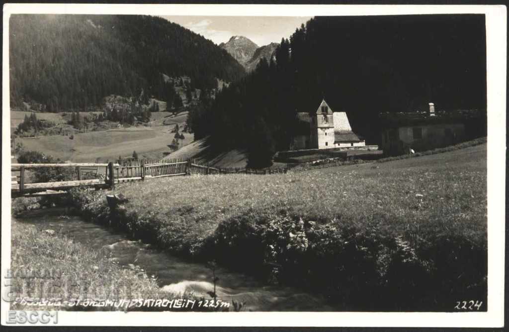 Traveling postcard Lueg Pass before 1943 Austria