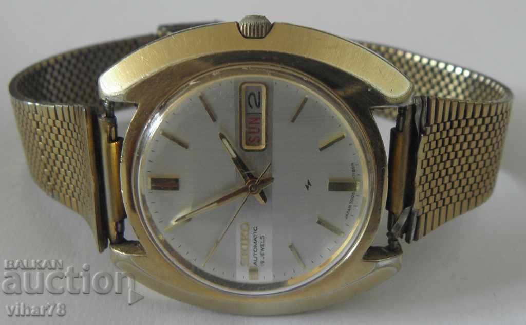 ΧΡΥΣΟ ΑΝΔΡΙΚΟ ΡΟΛΟΙ SEIKO-ΑΥΤΟΜΑΤΟ ΣΠΑΝΙΟ ΜΟΝΤΕΛΟ
