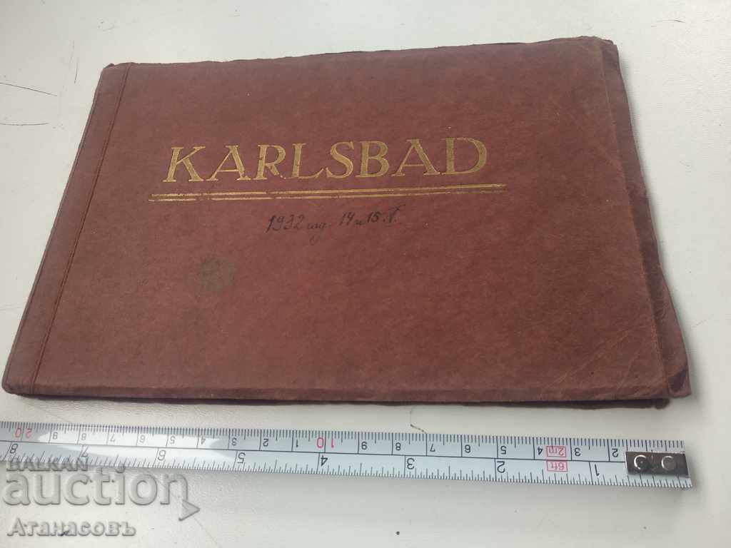 Album de litografii Karlsbad Karlovy Vary 1932