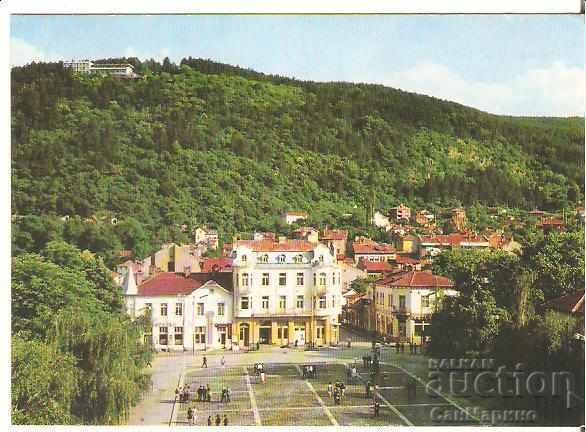 Map Bulgaria Kyustendil The center with a view to the town of Hisarlak2 *