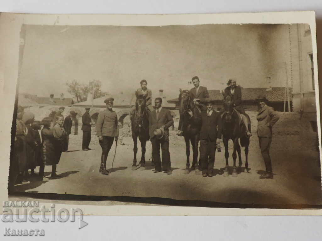 Bansko military and others on horseback 1933 K 338
