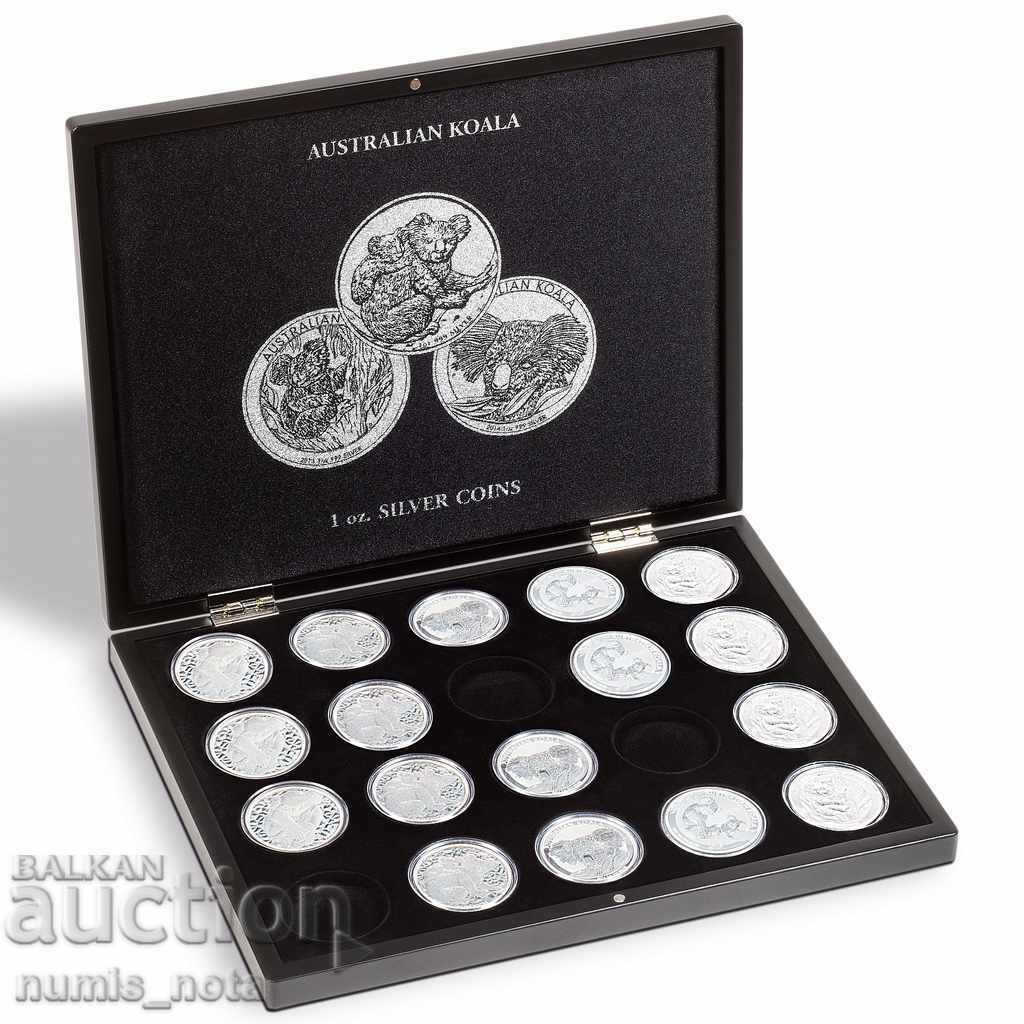 luxury wooden box VOLTERRA for 20 KOALA coins