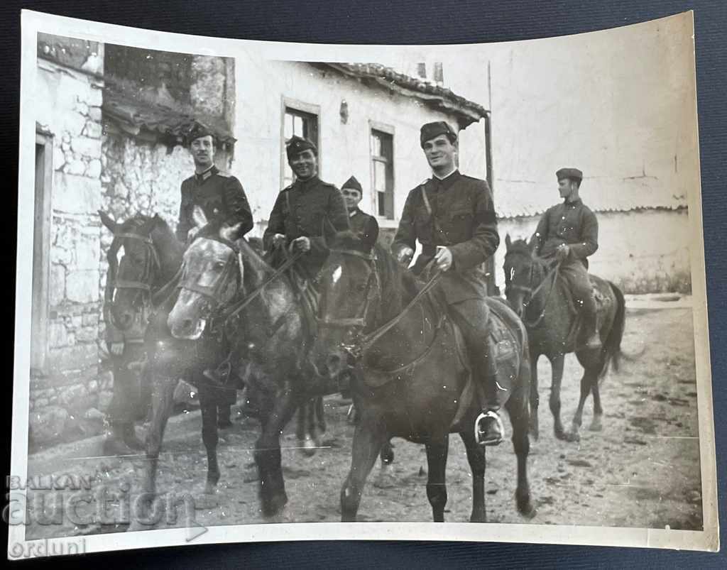 2264 Regatul Bulgariei ofițeri cu cai 40s