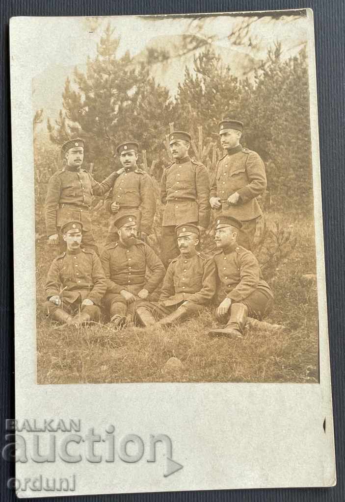 2272 Regatul Bulgariei ofițeri de rezervă ai Principatului OMS 1909