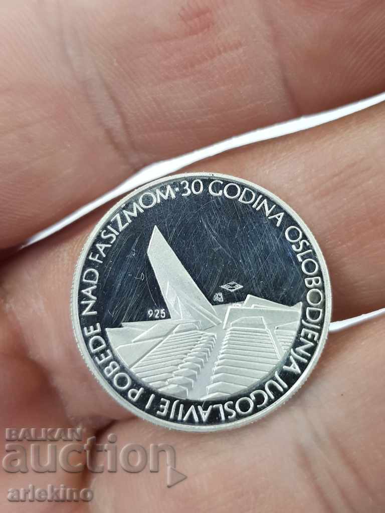 Ασημένιο επιτραπέζιο μετάλλιο με τον Τίτο - 6 Ασημένιο επιτραπέζιο μετάλλιο με τον Τίτο - 6