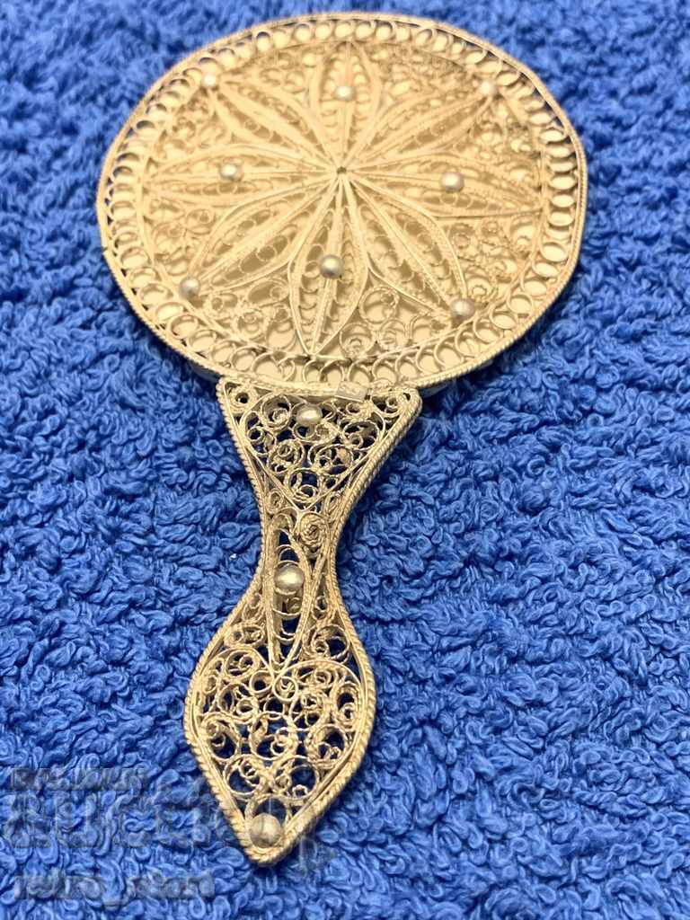 Παράδοση Ασημί καθρέφτης, φιλιγκράν Παράδοση Ασημί καθρέφτης, φιλιγκράν