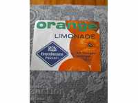 Етикет от Лимонада Passau Orange