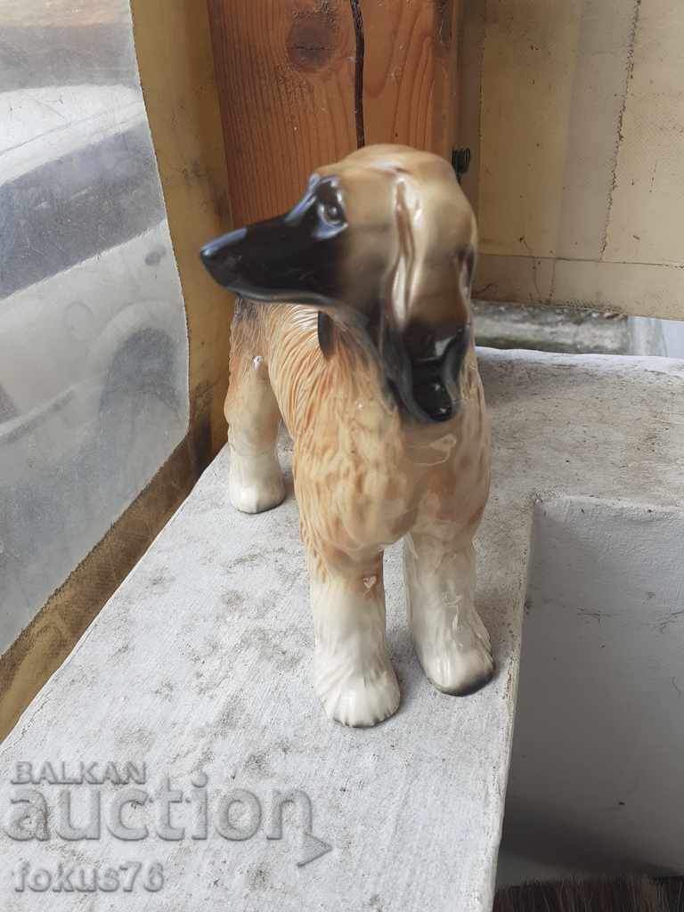 Porcelain figurine figure dog greyhound marking porcelain with price 79.00 BGN | € 40.39 Porcelain figurine figure dog greyhound marking porcelain with price 79.00 BGN | € 40.39