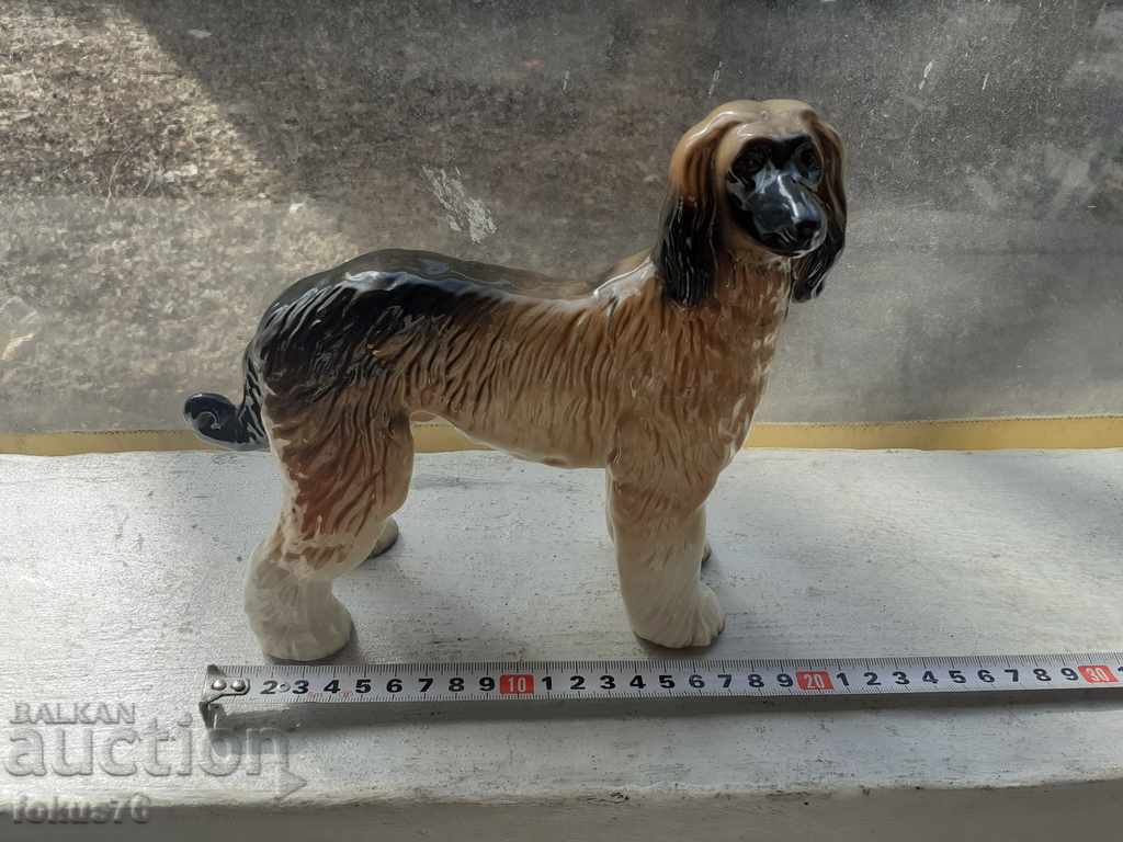 Porcelain figurine figure dog greyhound marking porcelain - 6 Porcelain figurine figure dog greyhound marking porcelain - 6