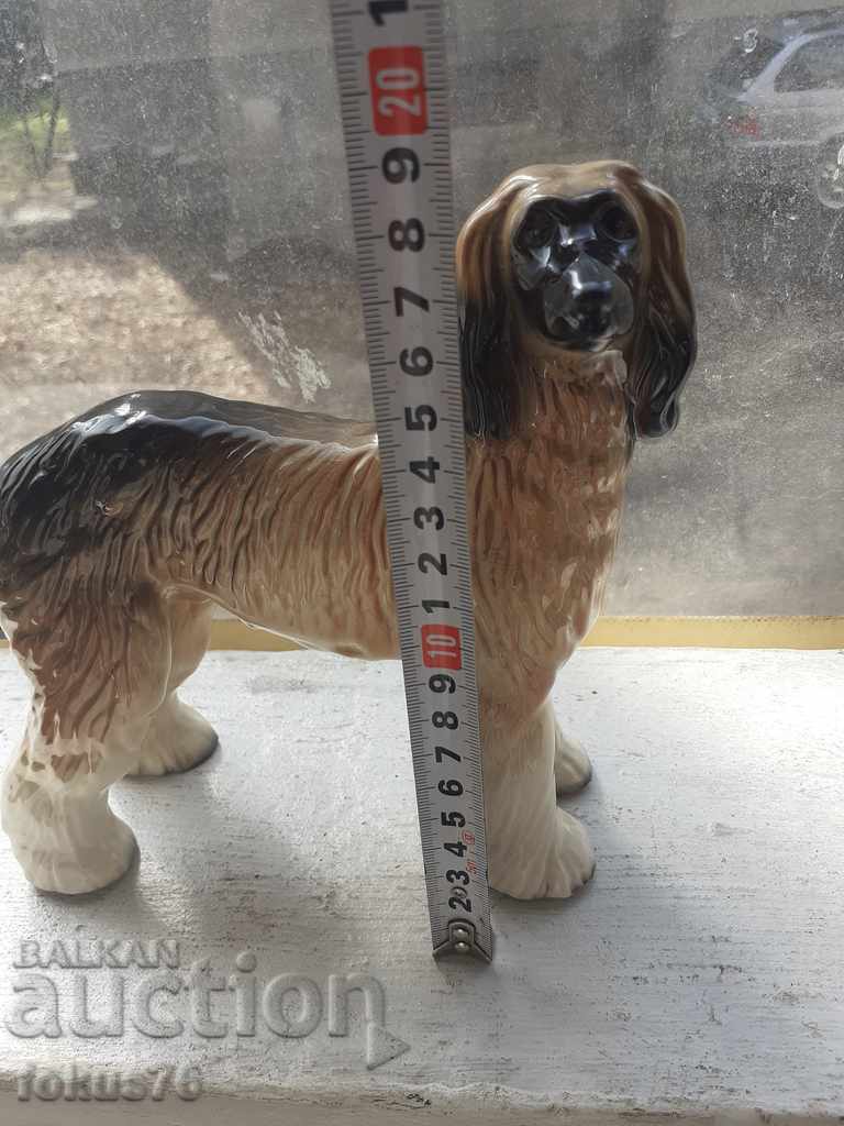 Porcelain figurine figure dog greyhound marking porcelain - 7 Porcelain figurine figure dog greyhound marking porcelain - 7