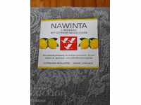 Етикет от лимонада Nawinta