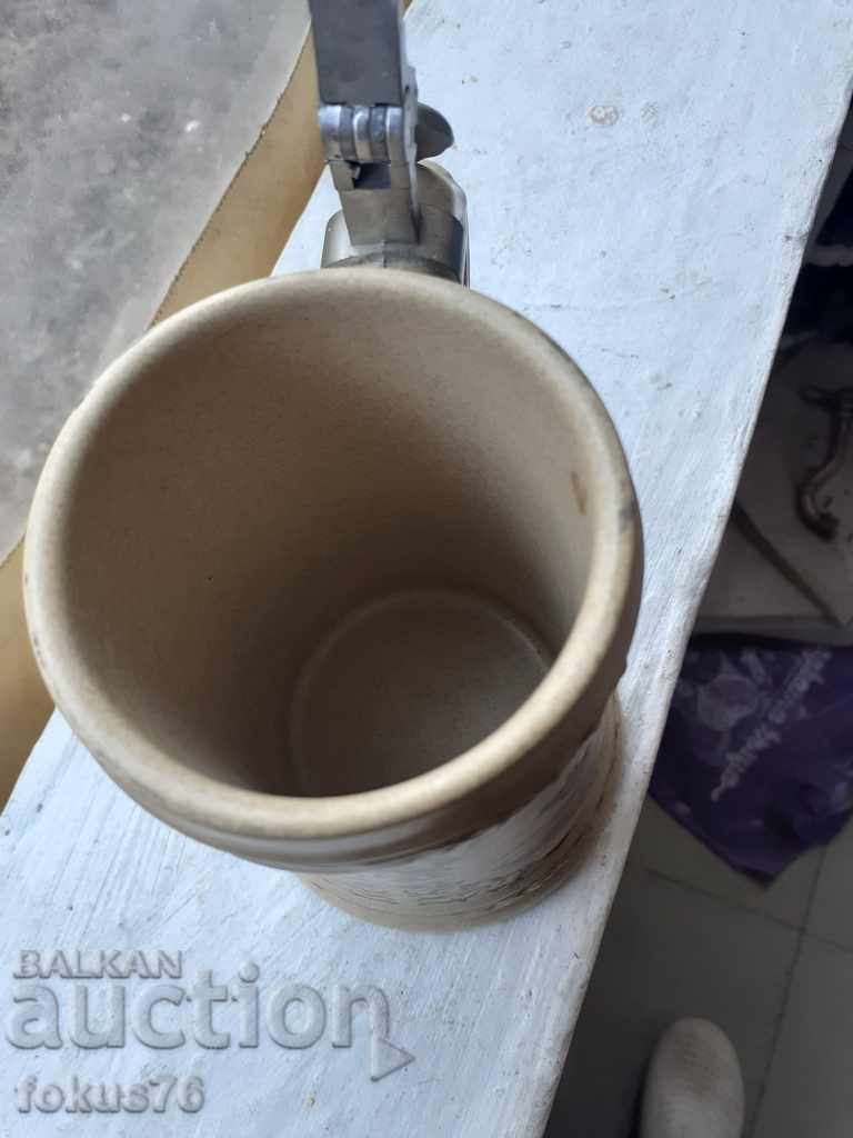 Παράδοση Παλιά σπάνια συλλεκτική κούπα μπύρας θέμα κυνηγιού WMF Παράδοση Παλιά σπάνια συλλεκτική κούπα μπύρας θέμα κυνηγιού WMF