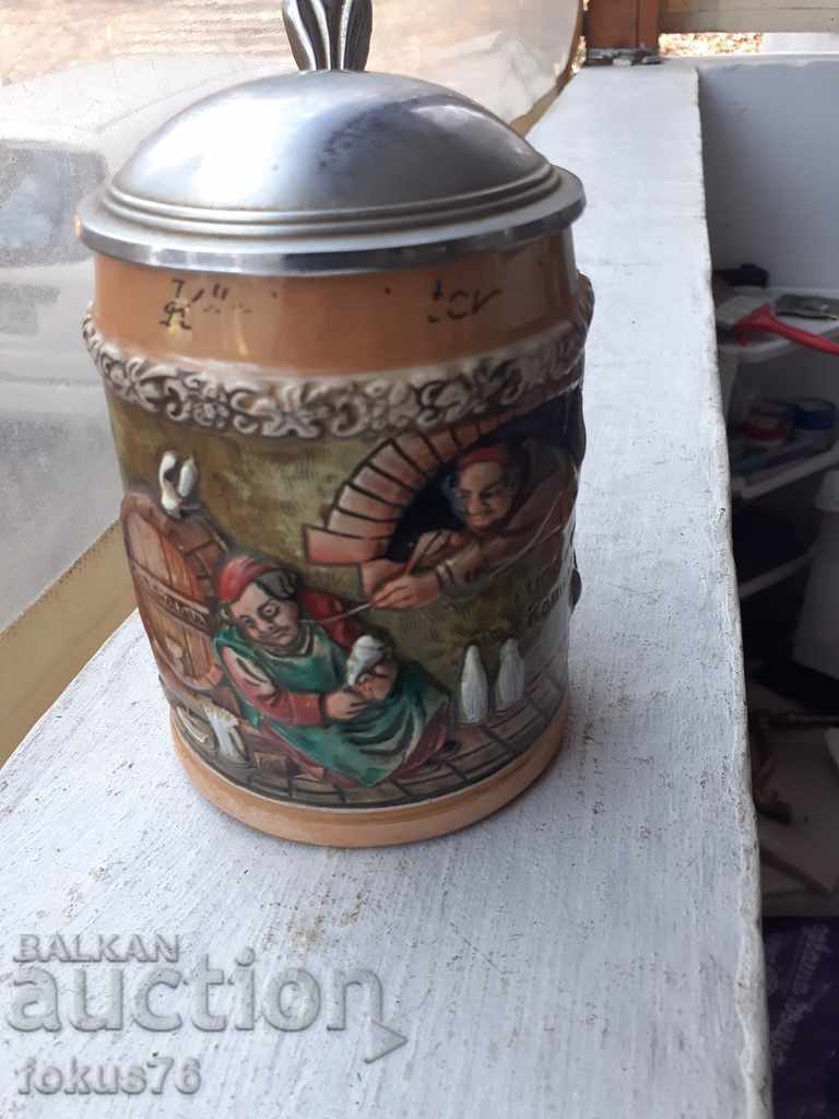 An old rare collector's German beer mug - 6 An old rare collector's German beer mug - 6