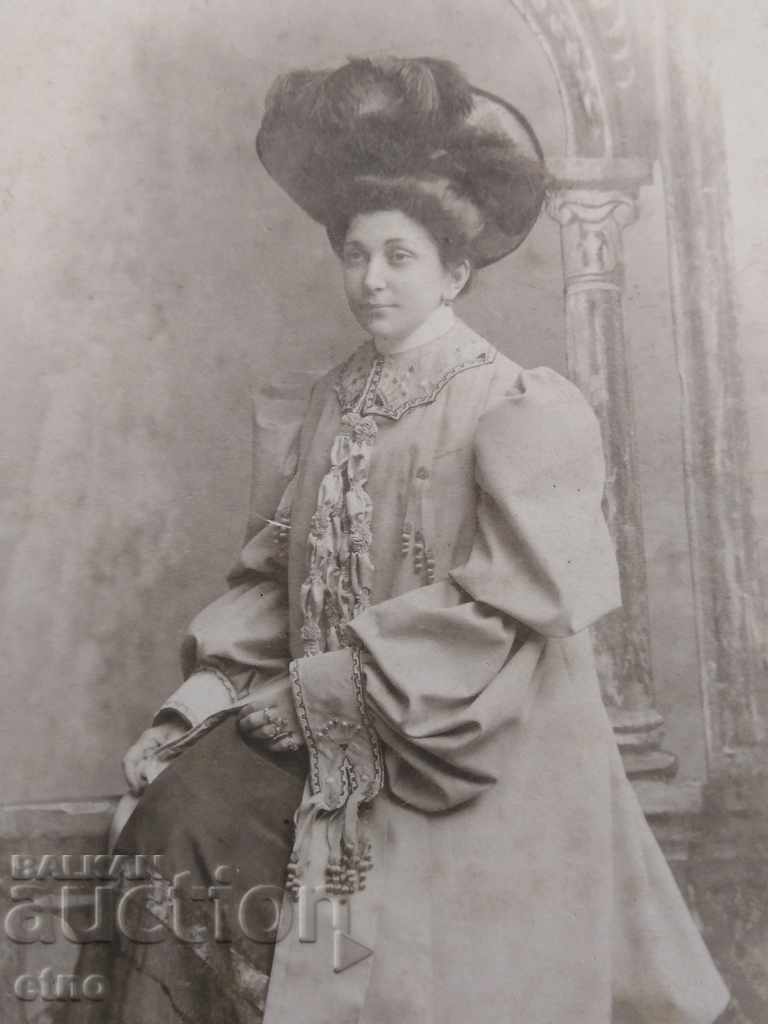 Delivery of OLD PICTURE CARDBOARD, ROYAL RUSSIA, CITY LADY, ODESSA Delivery of OLD PICTURE CARDBOARD, ROYAL RUSSIA, CITY LADY, ODESSA