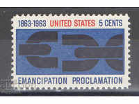 1963. USA. Proclamation of emancipation.