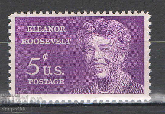 1963. USA. Eleanor Roosevelt.
