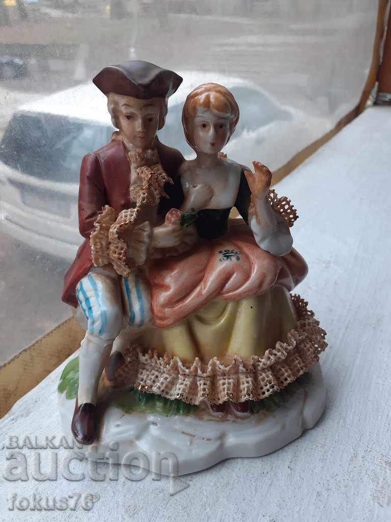 Porcelain figurine figure composition porcelain signature Porcelain figurine figure composition porcelain signature