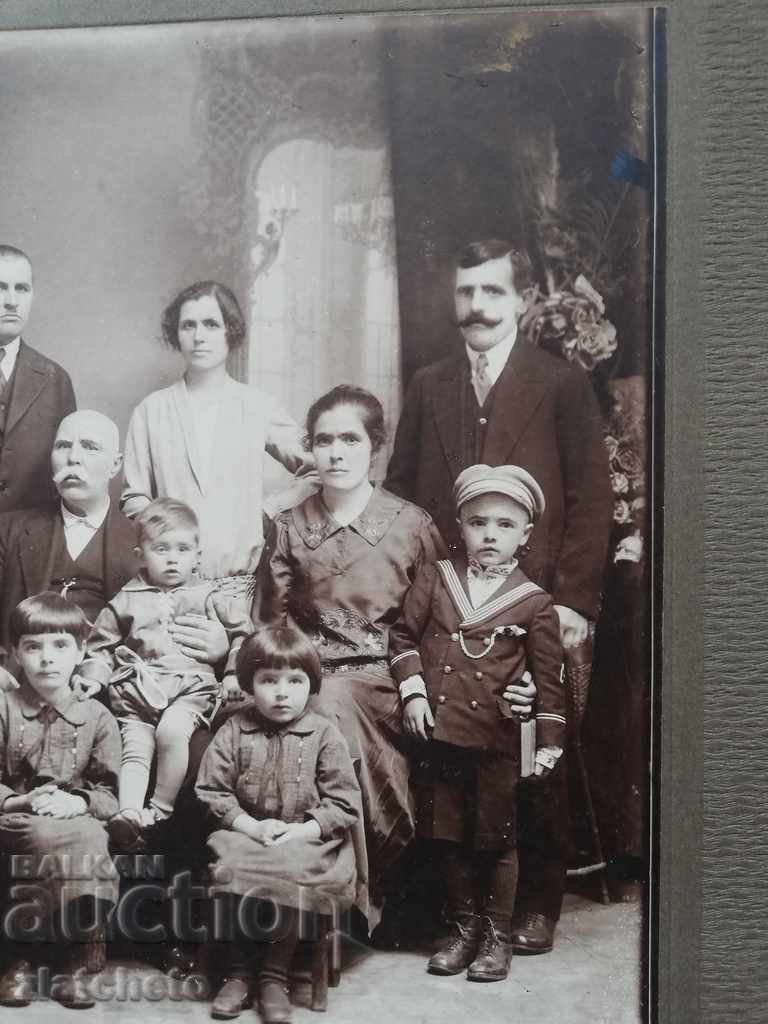 Old cardboard photo - Kapelov family - 5